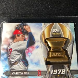 Carlton Fisk Rookie Cup Greats Medallion 1972
